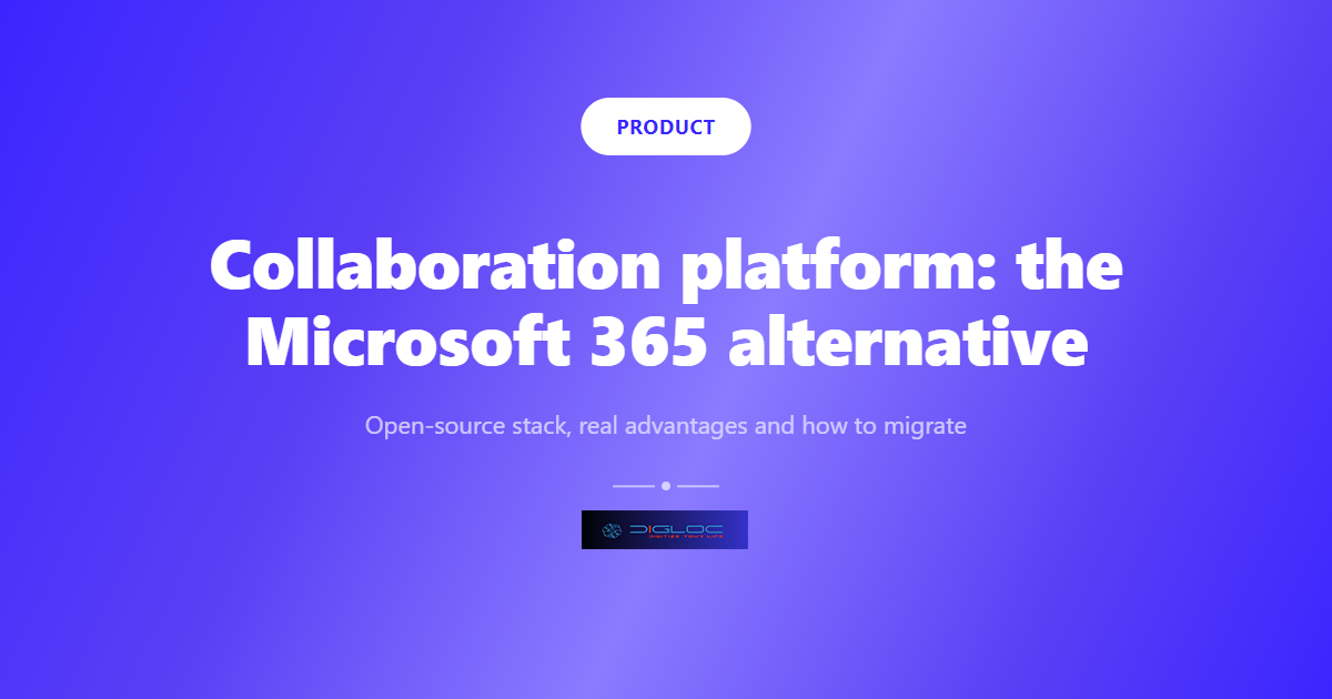 Cover image for the article: Collaboration platform: the Microsoft 365 alternative