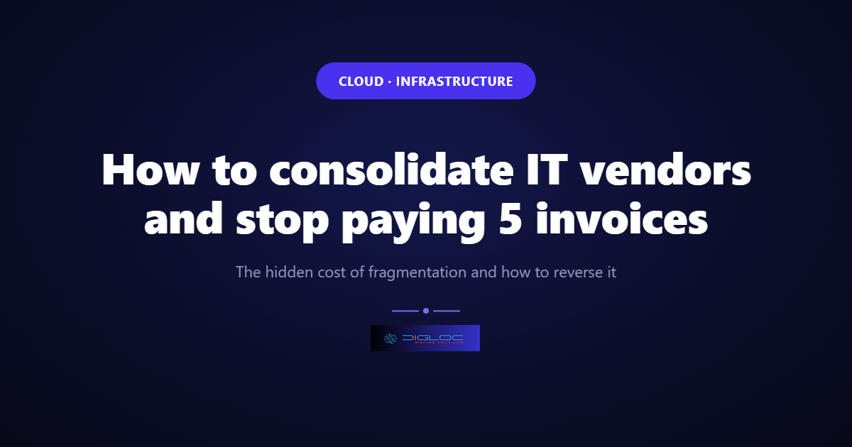Cover image for the article: How to consolidate IT vendors and stop paying 5 invoices