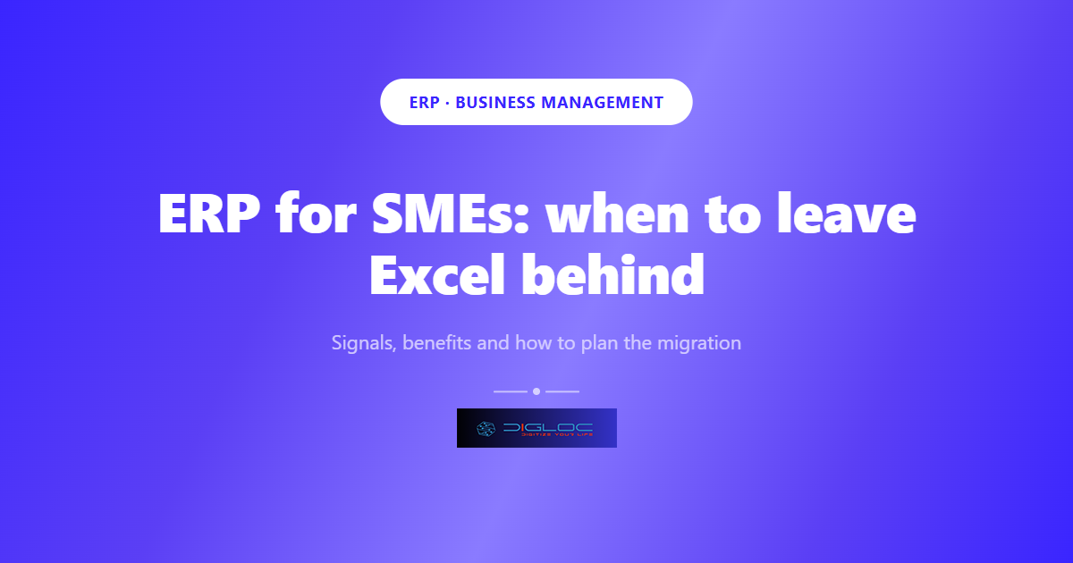 Cover image for the article: ERP for SMEs: when to leave Excel behind