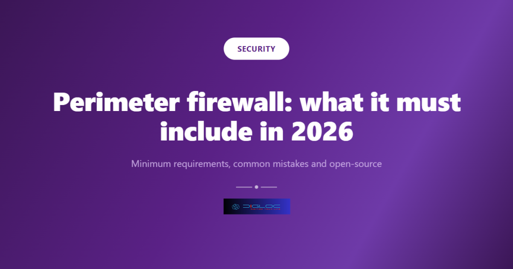 Cover image for the article: Perimeter firewall: what it must include in 2026