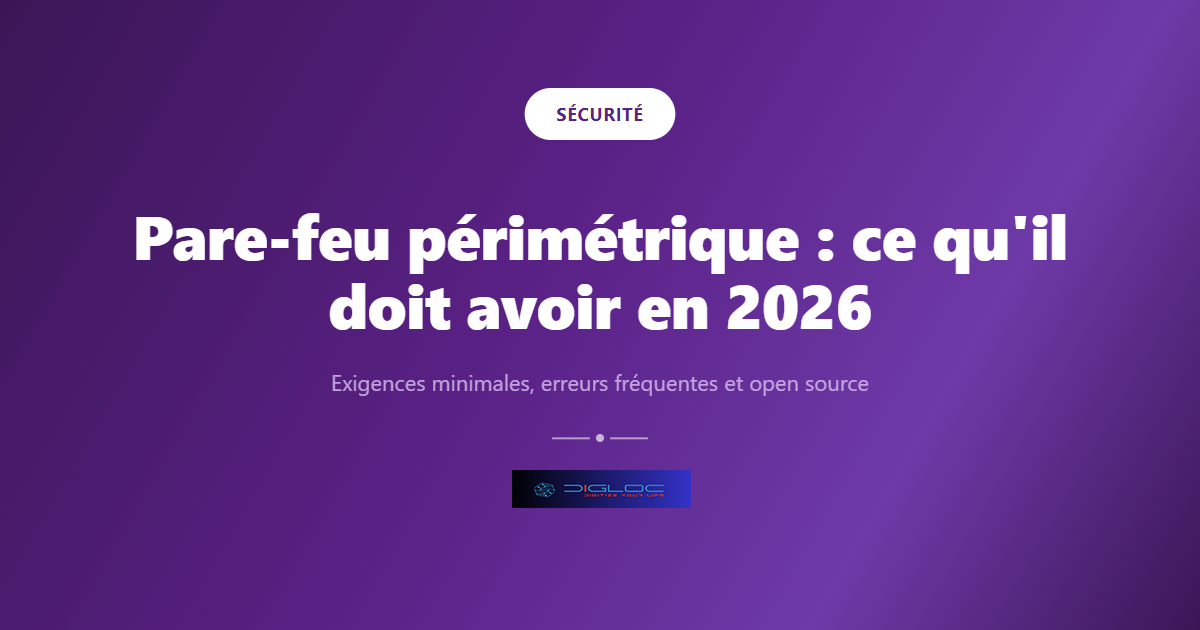 Image de couverture de l'article : Pare-feu périmétrique : ce qu'il doit avoir en 2026