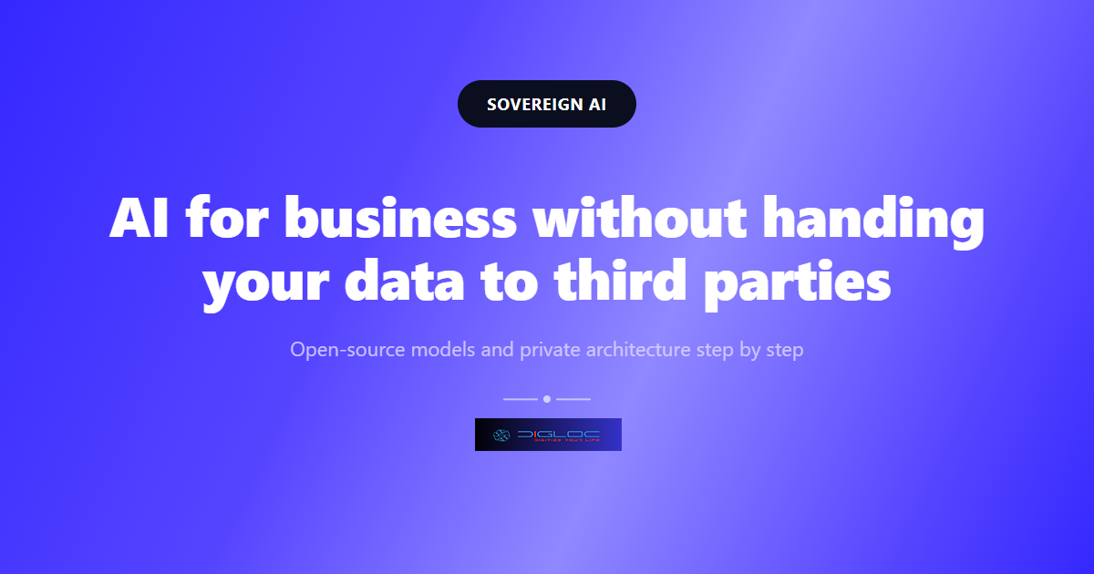 Cover image for the article: AI for business without handing your data to third parties