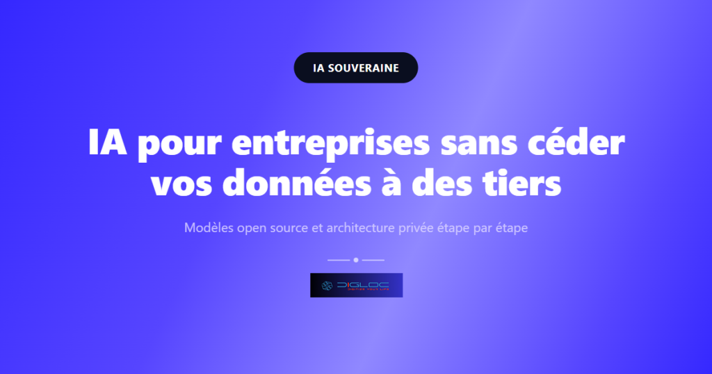 Image de couverture de l'article : IA pour entreprises sans céder vos données à des tiers