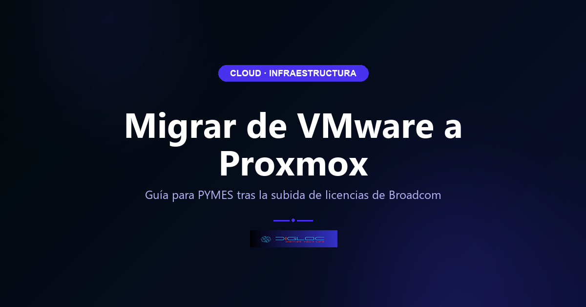 Imagen destacada del artículo: Migrar de VMware a Proxmox: guía PYME tras Broadcom