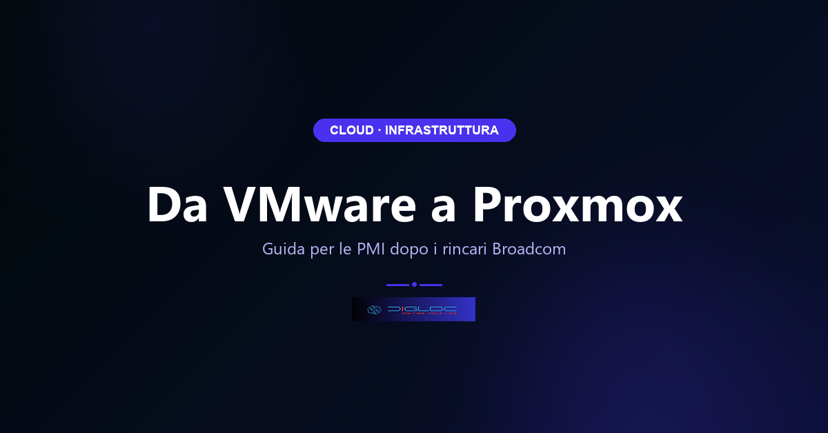 Immagine in evidenza dell'articolo: Da VMware a Proxmox: guida PMI dopo Broadcom